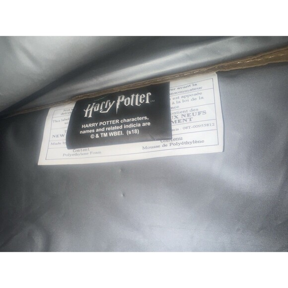 Harry Potter Owl Post Lunch Bag Hogwarts Letter Insulated Brown 10.5" x 8" x 4.5 - Picture 5 of 5